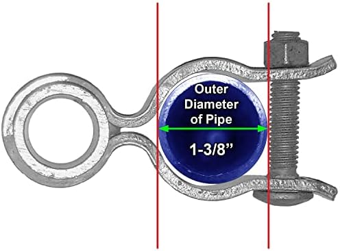 Jake Sales 1-38 Chain Kennel Hinge - 2 Pack 1
