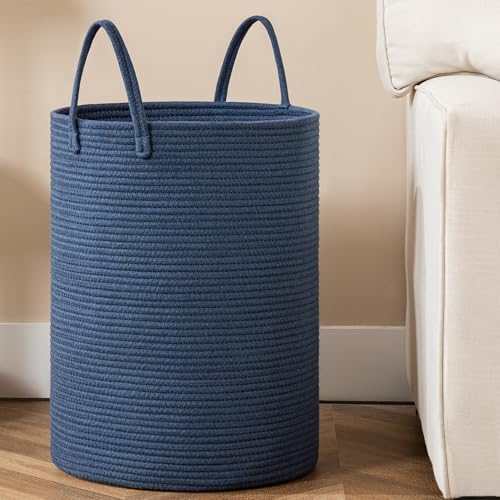 Joybest 72L Woven Laundry Basket in Blue