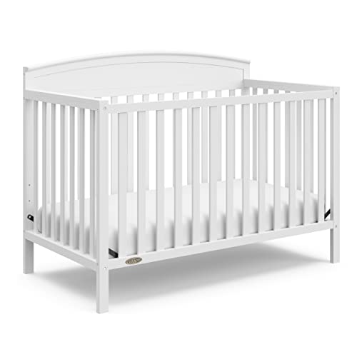 Graco Benton 5-in-1 Convertible Crib - White 1