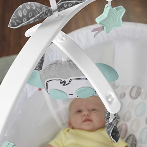 Fisher-Price Sweet Snugamonkey Bassinet with Lights Music and Toy Mobile