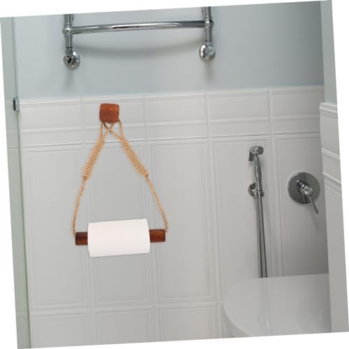 PartyKindom Rustic Toilet Paper Holder