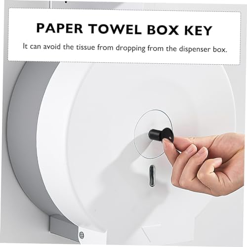Zerodeko 2pcs Toilet Paper Dispenser Key Replacement for Commercial Use