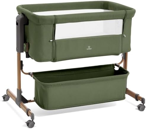 LovliTod Baby 3 in 1 Bassinet with 6-Height Adjustability