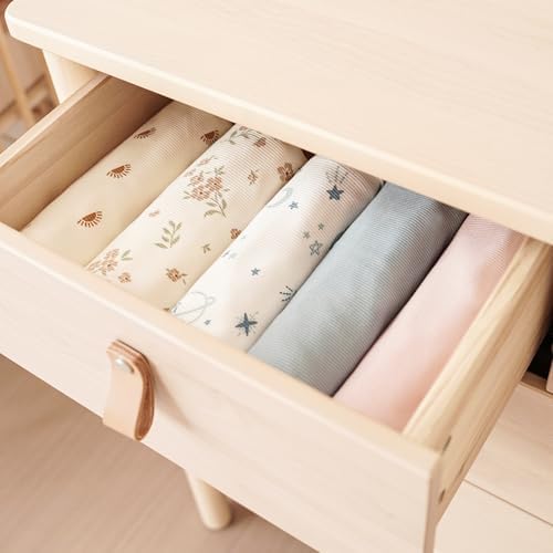 Konssy Soft Knit Swaddle Blanket 2 Pack