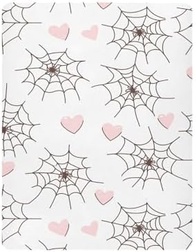 Wassud Spider Crib Sheets Breathable Pack and Play Sheets