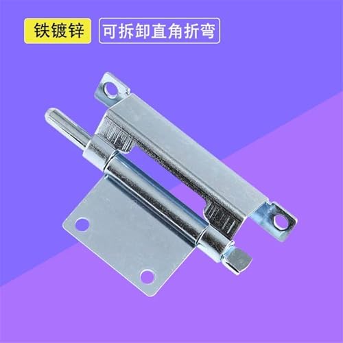 FANGZHNHT Iron Galvanizing Right Angle Bent Hinge 1pcs