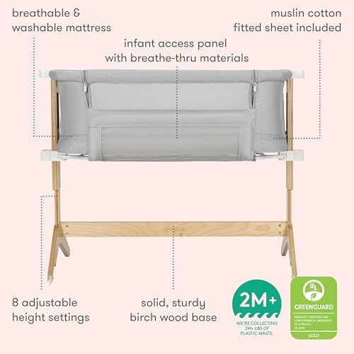 Newton Baby Bassinet with Removable Cover and Mattress 1