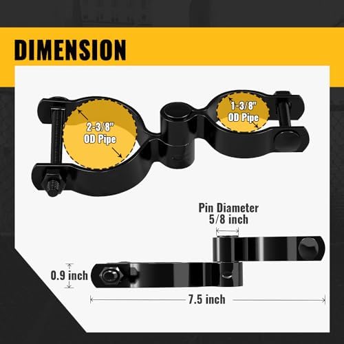 VIVIDA 1-38 x 2-38 Chain Link Gate Hinge Latch Kit