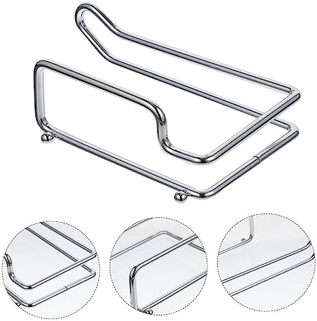 UKCOCO Wall-Mounted Carbon Steel Towel Holder
