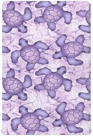 Jihqo Sea Turtle Crib Sheets Pack N Play Set 39 x 27