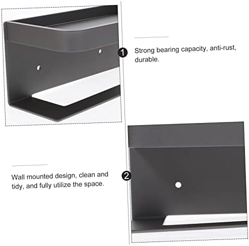 LIFKOME Wall Mounted Toilet Paper Holder with Shelf 1