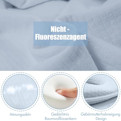 FOBSERD Memory Foam Travel Pillow for Babies