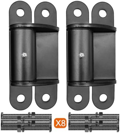 7 Heavy Duty Gate Hinge 2 Pack with Screws