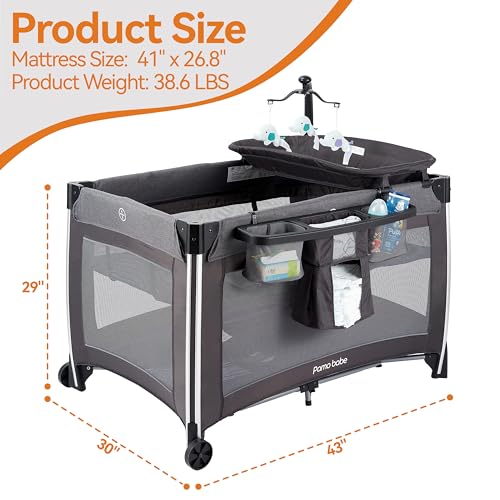 Pamo Babe 4-in-1 Portable Baby Crib