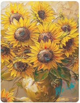 Wassud Sunflower Crib Sheets for Boys Girls