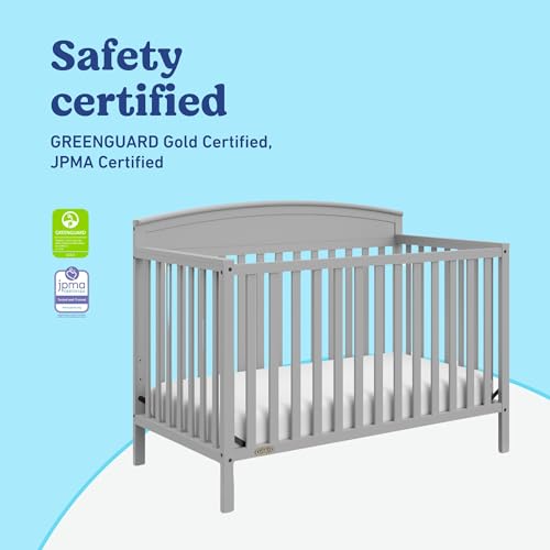 Graco Benton 5-in-1 Convertible Crib - Pebble Gray