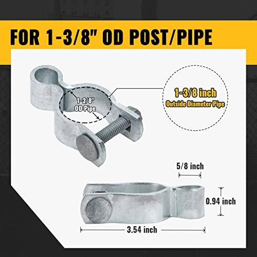 VIVIDA 1-38 Chain Link Female Gate Hinge 4 PCS