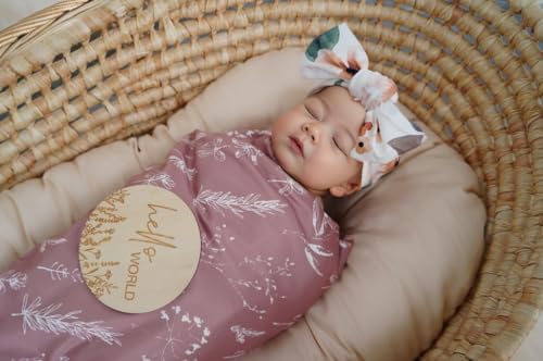 Little Jump Stretchy Jersey Knit Swaddle Blanket