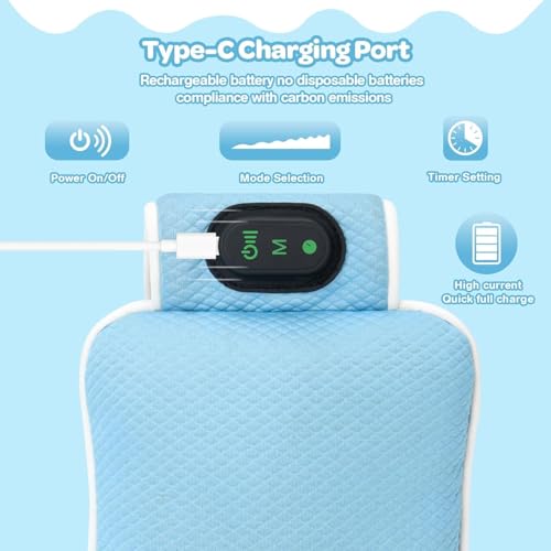 Balnore Baby Vibrating Sleep Soother with 3 Modes and 90-Minute Timer