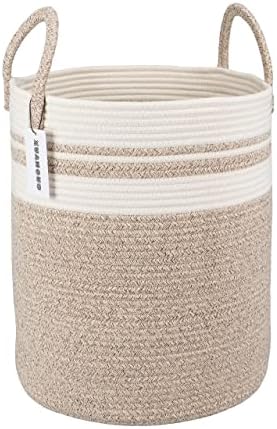 Cotton Rope Laundry Hamper with Handles 1