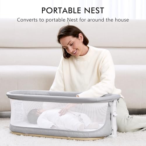 ANGELBLISS 3 in 1 Bassinet with Rocking Motion