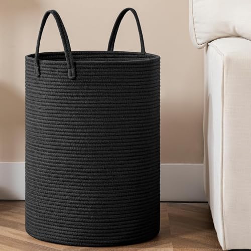 Joybest 72L Woven Laundry Basket - Black