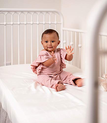 Pure Bamboo Crib Sheet - 100 Organic Viscose Cooling Soft