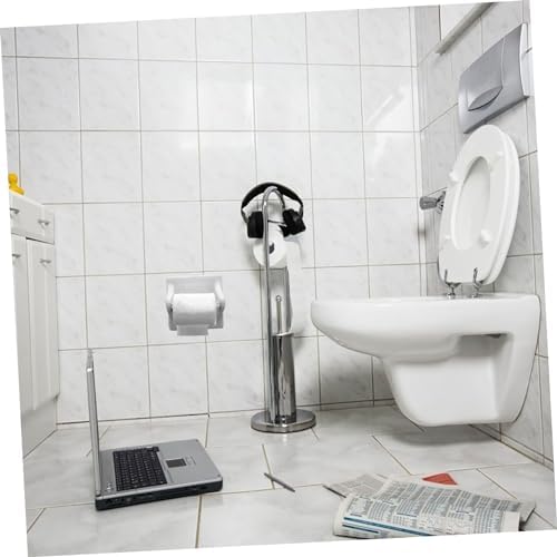 Veemoon Toilet Paper Holder Roller Stainless Steel Durable Retractable Bathroom Tissue Box