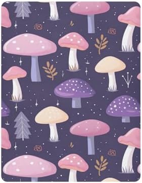 Wassud Cute Cartoon Mushrooms Crib Sheets Pack
