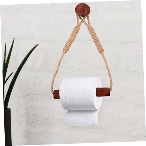 Unomor Rustic Rope Toilet Paper Holder Wall Mount