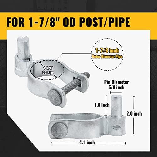 VIVIDA 1-78 Chain Link Gate Hinge 4 PCS