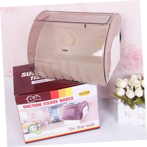 DOITOOL Waterproof Toilet Paper Holder with Phone Key Storage 1