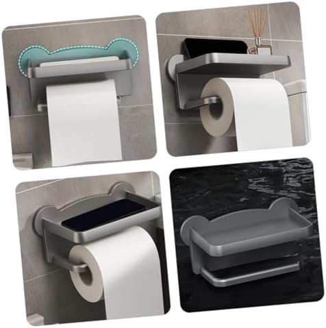 KITANDOVE Bathroom Paper Towel Holder with Phone Slot