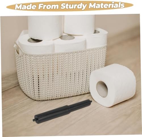 HOLIDYOYO Paper Holder Rod Replacement Plastic Toilet Paper Holder Spring Loaded Modern Design