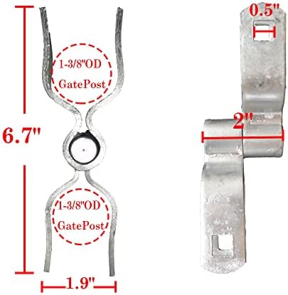 SZYNLIF 1-38 Chain Link Fence Post Hinge 1