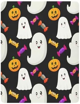FUGIDOG Halloween Boo Crib Sheets for Baby