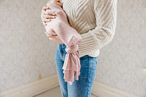 Copper Pearl Swaddle Blanket - Soft Stretchy Receiving Blanket for Baby Girl