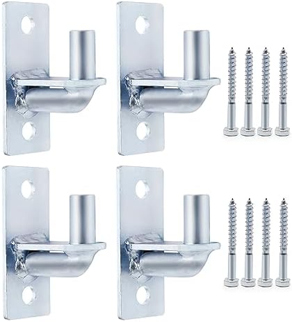 4Pcs Wall Mount Gate Hinges for Fences Barns Sheds