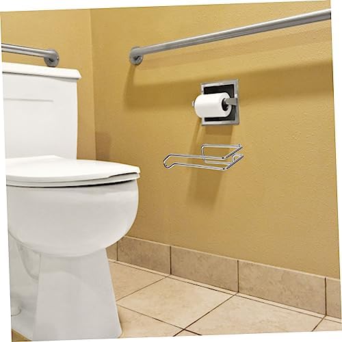 UKCOCO Wall-Mounted Carbon Steel Towel Holder