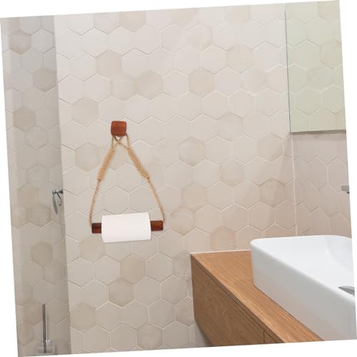 PartyKindom Rustic Toilet Paper Holder