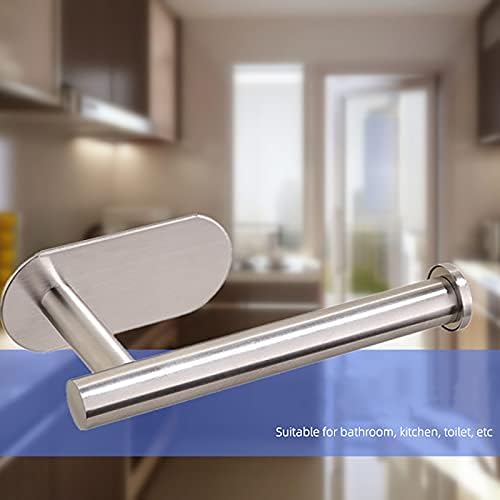 Envibe Toilet Paper Holder Self Adhesive Stainless Steel Silver