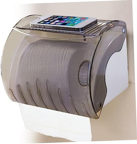 DOITOOL Waterproof Toilet Paper Holder with Phone Key Storage 1