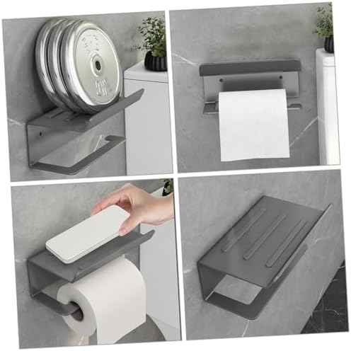 PRETYZOOM Toilet Paper Holder with Shelf