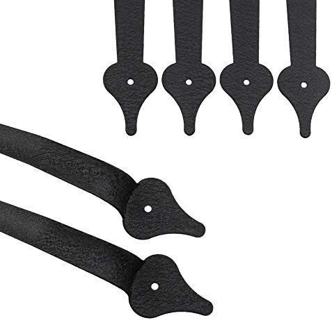 WINSOON Black Steel Garage Door Hardware Set
