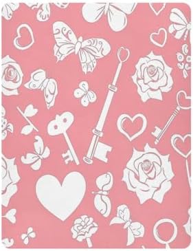 Wassud White Roses Crib Sheets 28x52