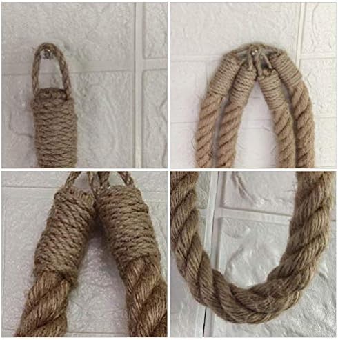 Cabilock Rope Toilet Paper Holder - Handmade No Metal Easy Install