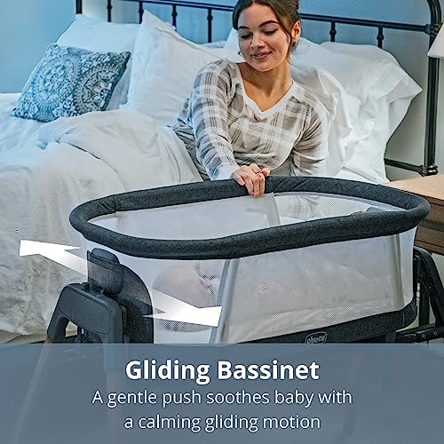 Chicco LullaGlide 3-in-1 Bassinet with Carry Bag LunaGrey