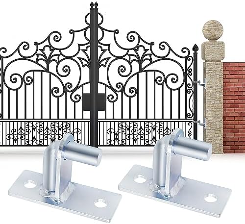 4Pcs Wall Mount Gate Hinges for Fences Barns Sheds