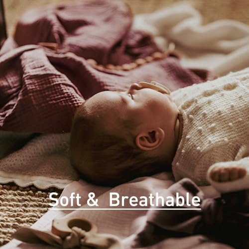 LYRICHOM Muslin Swaddling Blankets 5 Pack