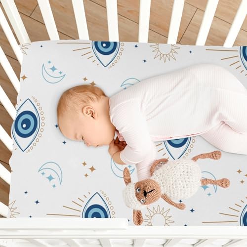 Magic Evil Eye Crib Sheets Pack N Play Set